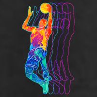 Retro Basketball Player Gift Adult Drive Performance Visor