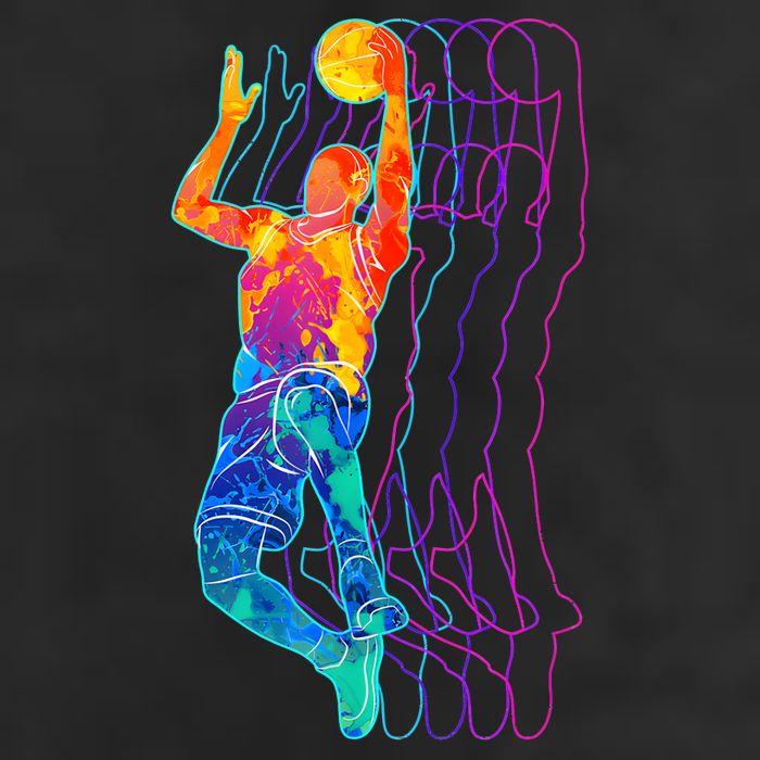 Retro Basketball Player Gift Adult Drive Performance Visor