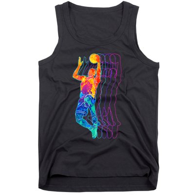 Retro Basketball Player Gift Tank Top