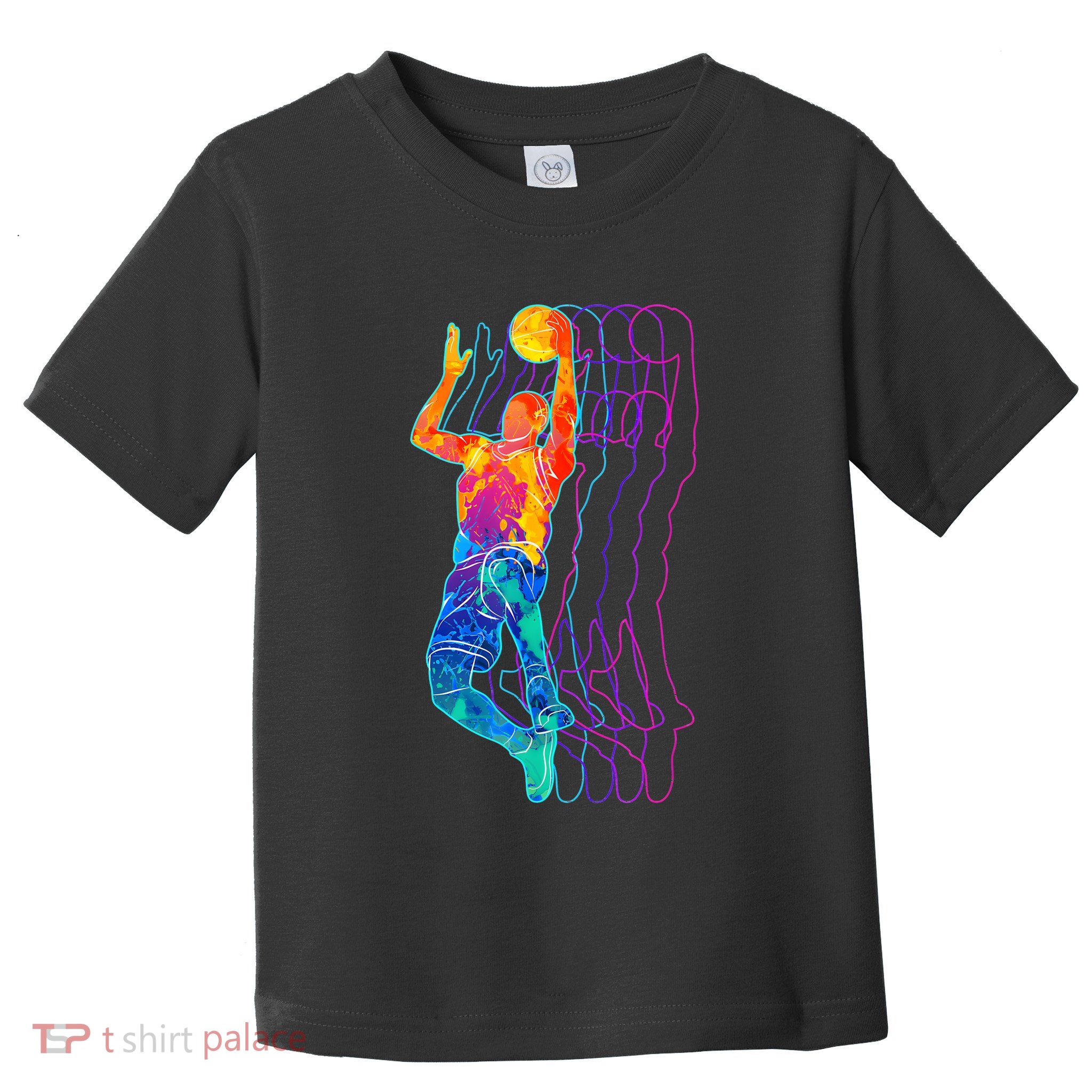 Retro Basketball Player Gift Toddler T-Shirt
