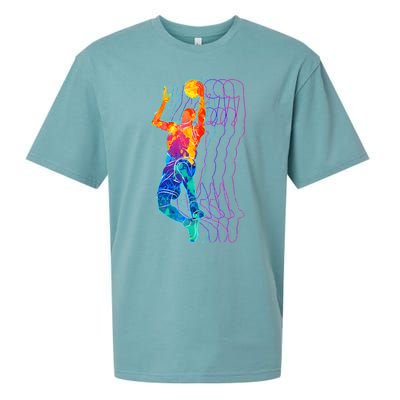 Retro Basketball Player Gift Sueded Cloud Jersey T-Shirt