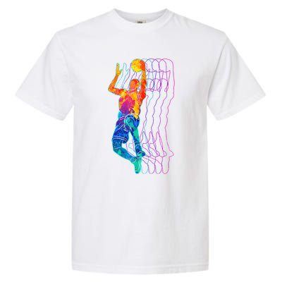 Retro Basketball Player Gift Garment-Dyed Heavyweight T-Shirt