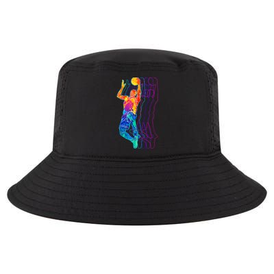 Retro Basketball Player Gift Cool Comfort Performance Bucket Hat