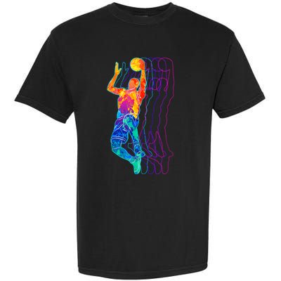 Retro Basketball Player Gift Garment-Dyed Heavyweight T-Shirt