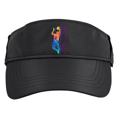 Retro Basketball Player Gift Adult Drive Performance Visor