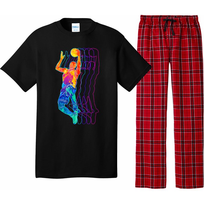 Retro Basketball Player Gift Pajama Set