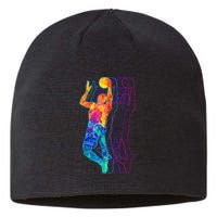 Retro Basketball Player Gift Sustainable Beanie