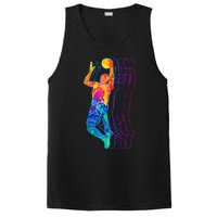 Retro Basketball Player Gift PosiCharge Competitor Tank