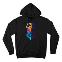 Retro Basketball Player Gift Tall Hoodie