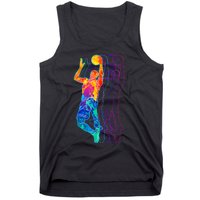 Retro Basketball Player Gift Tank Top