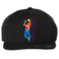 Retro Basketball Player Gift Wool Snapback Cap