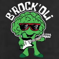 Rocking Broccoli Playing Guitar Veggie Vegetable Vegetarian Adult Drive Performance Visor