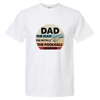 Retro Billiard Player Dad, Billiards Pool Billiards Dad Gift Father's Day Garment-Dyed Heavyweight T-Shirt