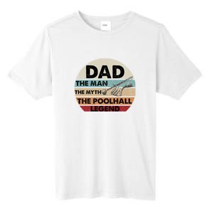 Retro Billiard Player Dad, Billiards Pool Billiards Dad Gift Father's Day Tall Fusion ChromaSoft Performance T-Shirt