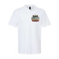 Retro Billiard Player Dad, Billiards Pool Billiards Dad Gift Father's Day Softstyle Adult Sport Polo