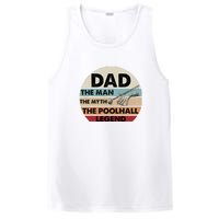 Retro Billiard Player Dad, Billiards Pool Billiards Dad Gift Father's Day PosiCharge Competitor Tank