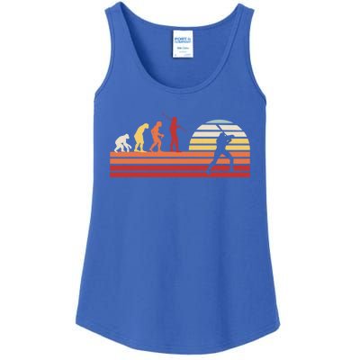 Retro Baseball Player Gift Vintage Baseballer Baseball Funny Gift Ladies Essential Tank