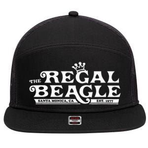 Regal Beagle Pub ThreeS Company Retro Tv Show 7 Panel Mesh Trucker Snapback Hat