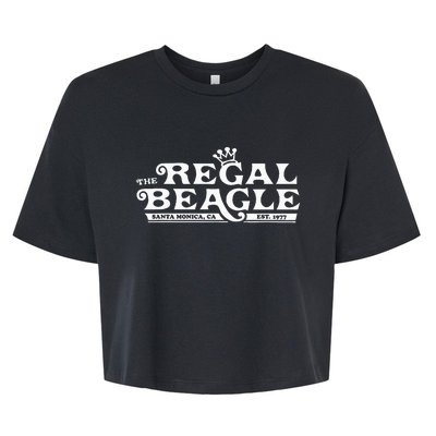 Regal Beagle Pub ThreeS Company Retro Tv Show Bella+Canvas Jersey Crop Tee