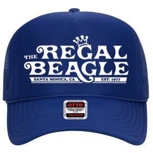 Regal Beagle Pub ThreeS Company Retro Tv Show High Crown Mesh Back Trucker Hat