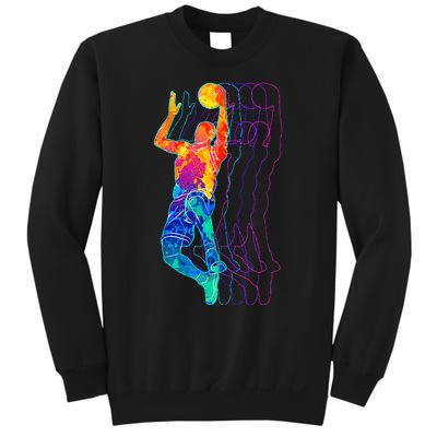 Retro Basketball Player Sweatshirt