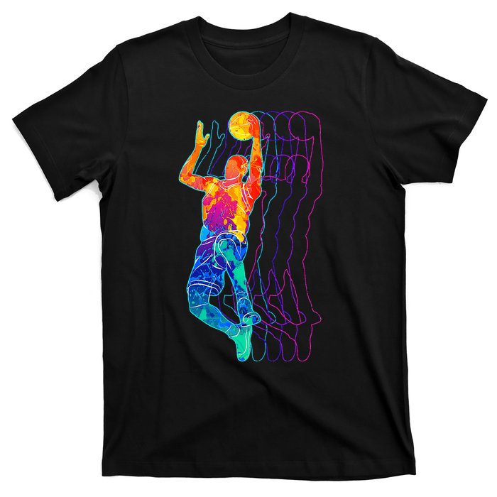 Retro Basketball Player T-Shirt