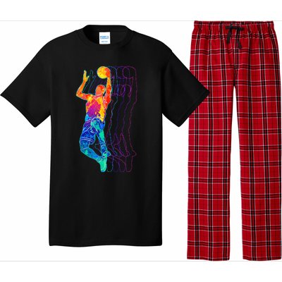 Retro Basketball Player Pajama Set