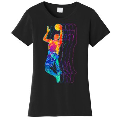 Retro Basketball Player Women's T-Shirt