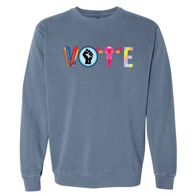 Rights Blm Political Activism Garment-Dyed Sweatshirt