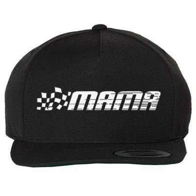 Racing Birthday Party Matching Family Race Car Pit Crew Mama Wool Snapback Cap