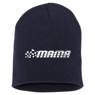 Racing Birthday Party Matching Family Race Car Pit Crew Mama Short Acrylic Beanie