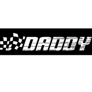 Racing Birthday Party Matching Family Car Pit Crew Daddy Bumper Sticker