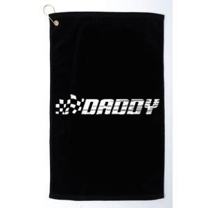 Racing Birthday Party Matching Family Car Pit Crew Daddy Platinum Collection Golf Towel