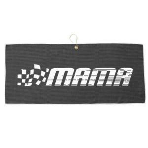 Racing Birthday Party Matching Family Race Car Pit Crew Mama Large Microfiber Waffle Golf Towel