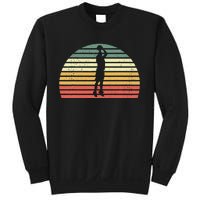 Retro Basketball Player Hoops Baller Vintage Basketball Sweatshirt