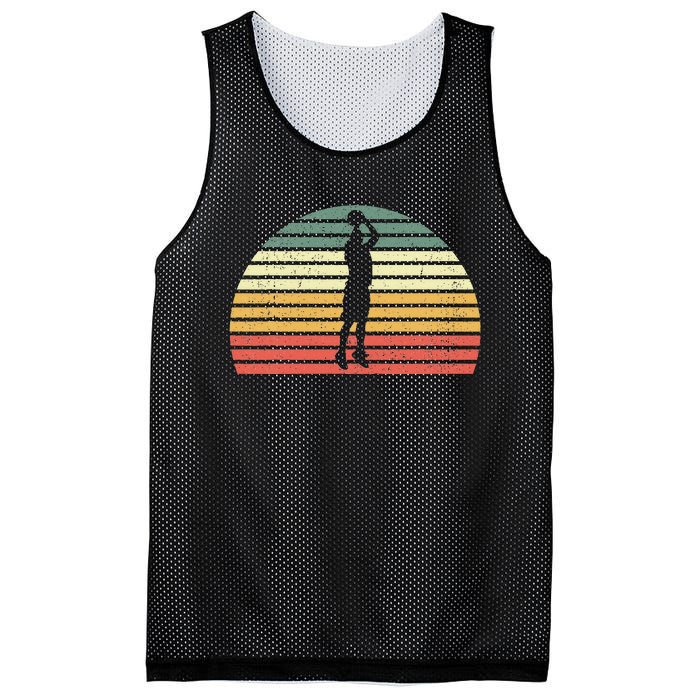 Retro Basketball Player Hoops Baller Vintage Basketball Mesh Reversible Basketball Jersey Tank