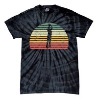 Retro Basketball Player Hoops Baller Vintage Basketball Tie-Dye T-Shirt