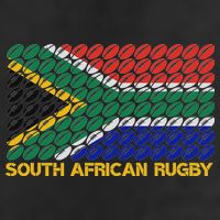 Rugby Ball Pattern South Africa Flag Adult Drive Performance Visor