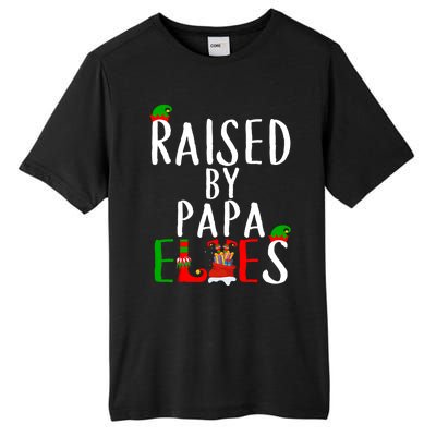 Raised By Papa Matching Group Xmas Gift Tall Fusion ChromaSoft Performance T-Shirt