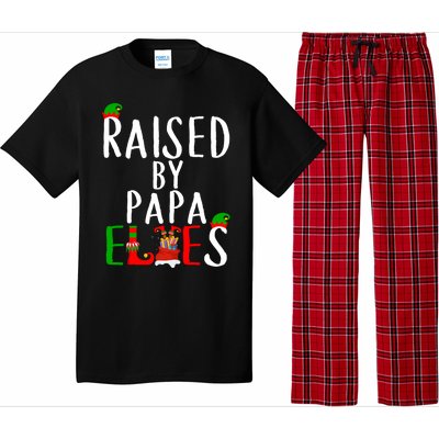 Raised By Papa Matching Group Xmas Gift Pajama Set