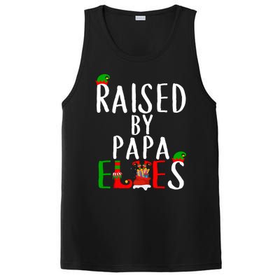 Raised By Papa Matching Group Xmas Gift PosiCharge Competitor Tank