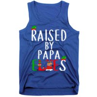 Raised By Papa Matching Group Xmas Gift Tank Top