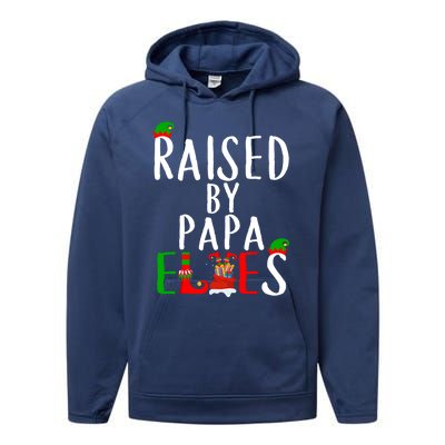 Raised By Papa Matching Group Xmas Gift Performance Fleece Hoodie