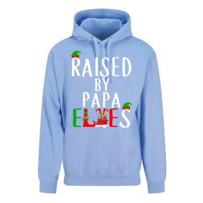 Raised By Papa Matching Group Xmas Gift Unisex Surf Hoodie