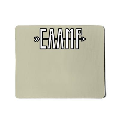 Retro Basic Quote Caamp Funny Arrow Simple Gift Mousepad