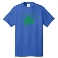 Rockaway Beach Queens Ny Irish Shamrock Distress Green Print Cute Gift Tall T-Shirt