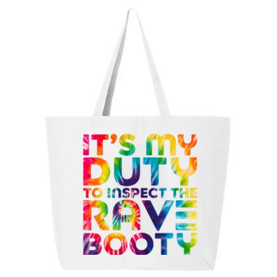 Rave Booty Quote Funny EDM Music Festival Outfit 25L Jumbo Tote