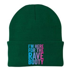 Rave Booty Quote Trippy Outfit EDM Music Festival Knit Cap Winter Beanie