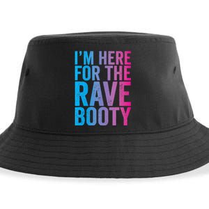 Rave Booty Quote Trippy Outfit EDM Music Festival Sustainable Bucket Hat