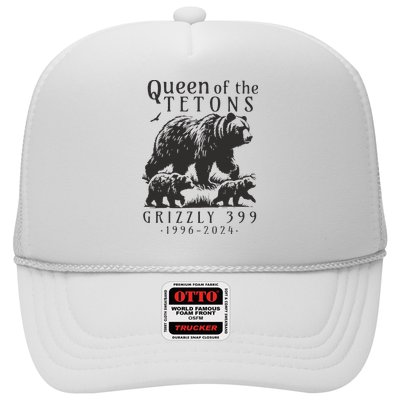 Retro Bear Queen Of The Tetons Grizzly 399 National Park Trucker Hat